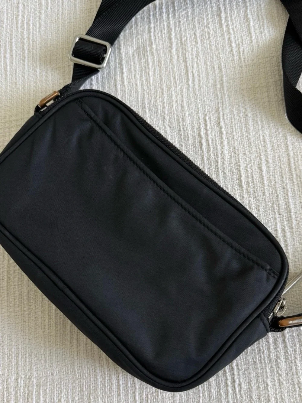 lululemon athletica Black Nylon Crossbody Bag